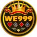 WE999 Game official logo with golden crown and casino card suits Pakistan 2026