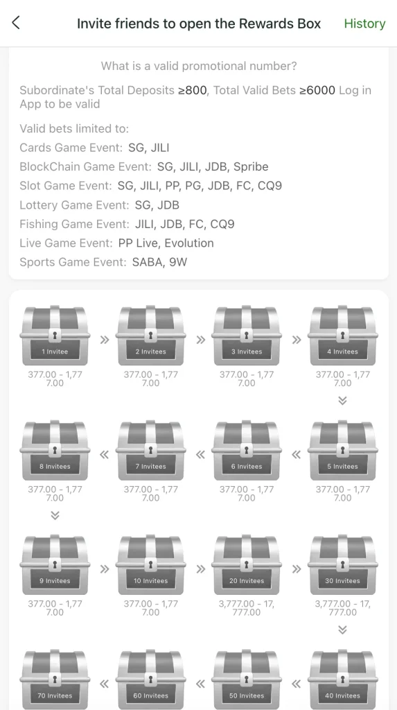 EP92 Game invite friends rewards box showing PKR 1000 per referral chest system Pakistan 2026