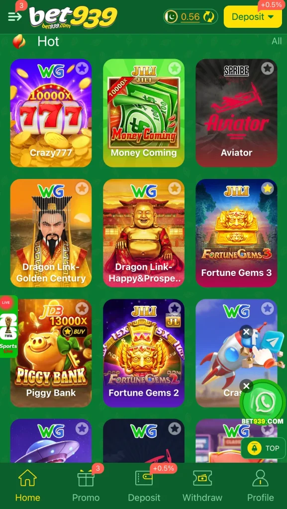 BET939 Game hot games Crazy777 Money Coming Aviator Fortune Gems 3 for Pakistani players 2026
